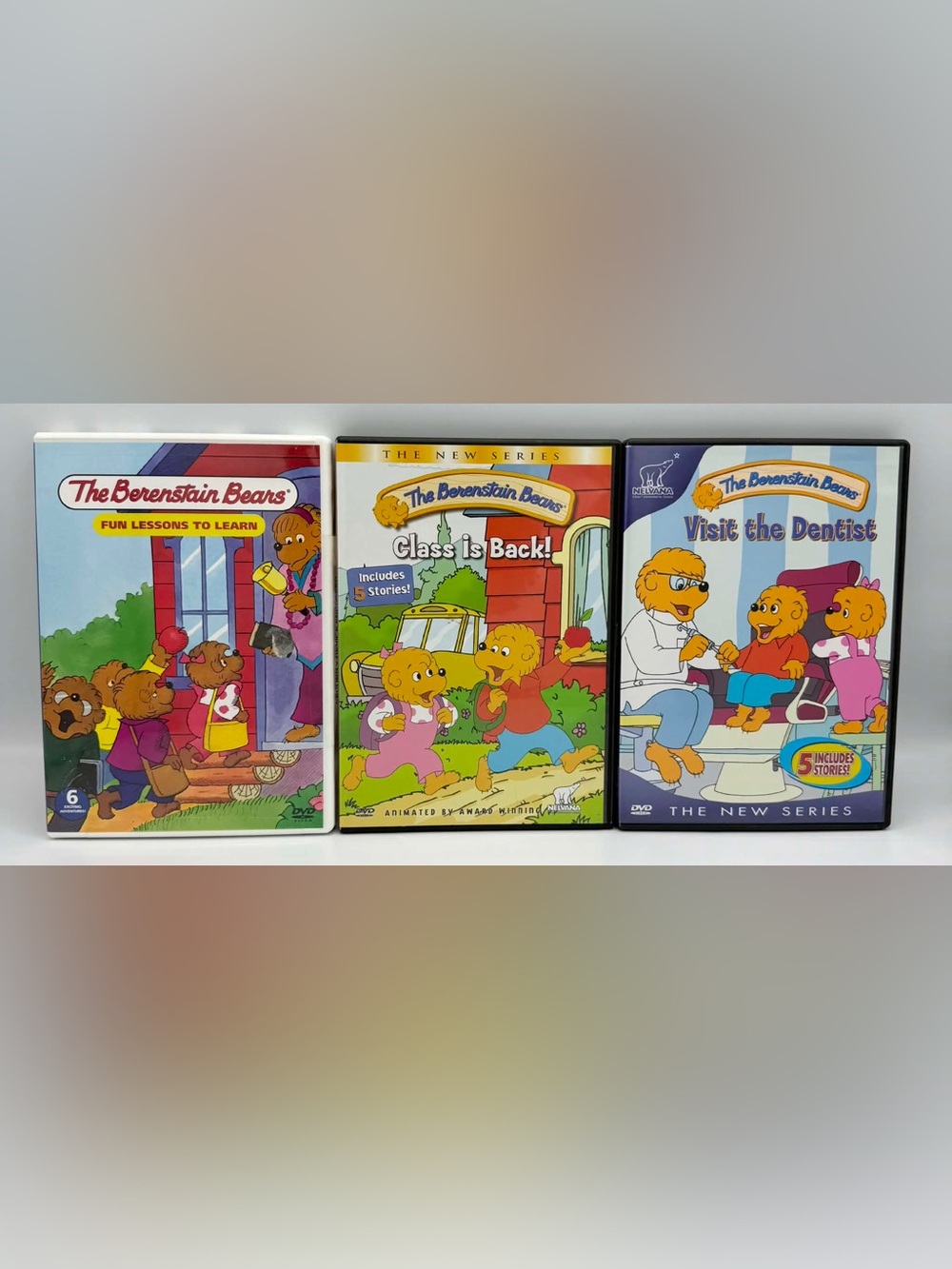 Lot of 3 Berenstain Bears DVDs